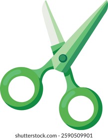 Modern  scissors on a white background  vector art illustration