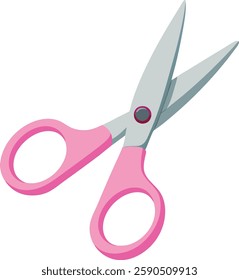 Modern  scissors on a white background  vector art illustration