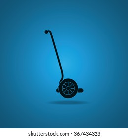 Modern scooter icon.