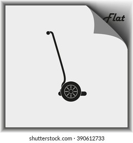 Modern scooter icon.