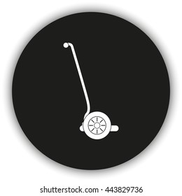 Modern scooter icon.