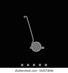 Modern scooter icon.