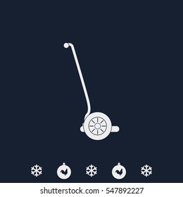 Modern scooter icon.