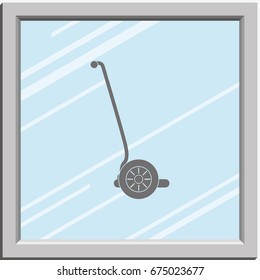 Modern scooter icon.
