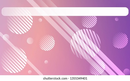 Modern Screen Gradient Design with Line, Circle. For Your Graphic Design, Banner Or Poster. Vector Illustration
