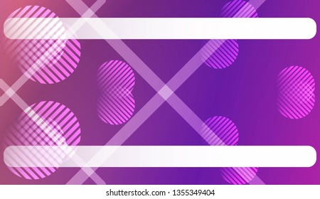 Modern Screen Gradient Design with Line, Circle. For Your Graphic Design, Banner Or Poster. Vector Illustration