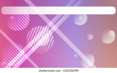 Modern Screen Gradient Design with Line, Circle. For Your Graphic Design, Banner Or Poster. Vector Illustration