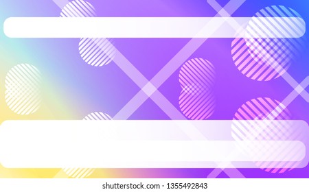 Modern Screen Gradient Design with Line, Circle. For Greeting Card, Flyer, Poster, Brochure, Banner Calendar. Vector Illustration.