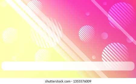 Modern Screen Gradient Design with Line, Circle. For Greeting Card, Flyer, Poster, Brochure, Banner Calendar. Vector Illustration.