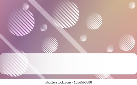 Modern Screen Gradient Design with Line, Circle. For Your Graphic Design, Banner Or Poster. Vector Illustration