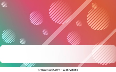 Modern Screen Gradient Design with Line, Circle. For Your Graphic Design, Banner Or Poster. Vector Illustration