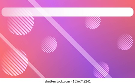 Modern Screen Gradient Design with Line, Circle. For Your Graphic Design, Banner Or Poster. Vector Illustration