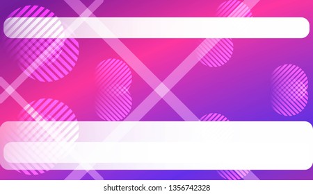 Modern Screen Gradient Design with Line, Circle. For Your Graphic Design, Banner Or Poster. Vector Illustration