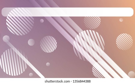 Modern Screen Gradient Design with Line, Circle. For Your Graphic Design, Banner Or Poster. Vector Illustration