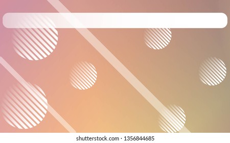 Modern Screen Gradient Design with Line, Circle. For Your Graphic Design, Banner Or Poster. Vector Illustration