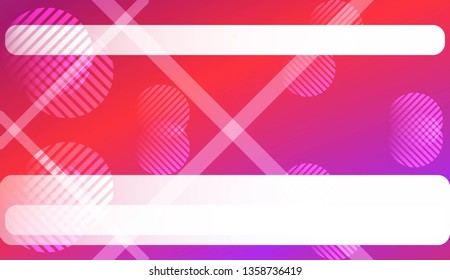 Modern Screen Gradient Design with Line, Circle. For Your Graphic Design, Banner Or Poster. Vector Illustration