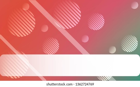 Modern Screen Gradient Design with Line, Circle. For Your Graphic Design, Banner Or Poster. Vector Illustration