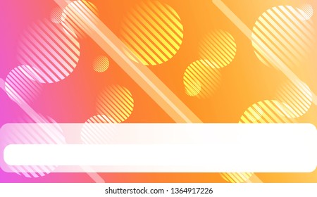 Modern Screen Gradient Design with Line, Circle. For Your Graphic Design, Banner Or Poster. Vector Illustration