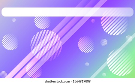Modern Screen Gradient Design with Line, Circle. For Your Graphic Design, Banner Or Poster. Vector Illustration