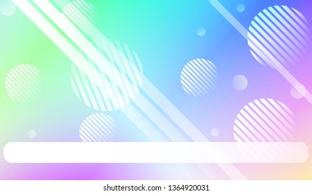 Modern Screen Gradient Design with Line, Circle. For Your Graphic Design, Banner Or Poster. Vector Illustration
