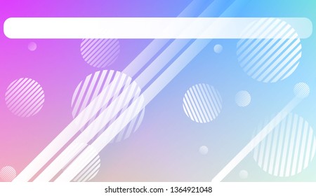Modern Screen Gradient Design with Line, Circle. For Your Graphic Design, Banner Or Poster. Vector Illustration