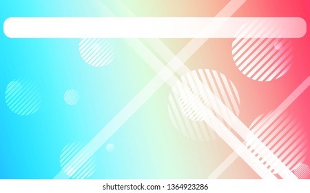 Modern Screen Gradient Design with Line, Circle. For Your Graphic Design, Banner Or Poster. Vector Illustration