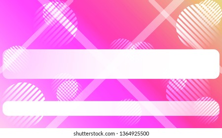 Modern Screen Gradient Design with Line, Circle. For Your Graphic Design, Banner Or Poster. Vector Illustration