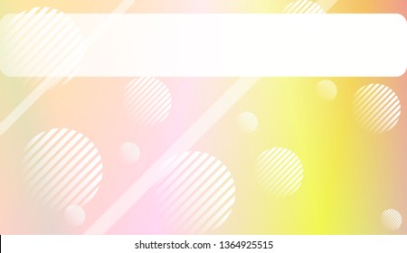 Modern Screen Gradient Design with Line, Circle. For Your Graphic Design, Banner Or Poster. Vector Illustration