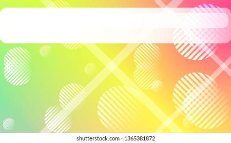 Modern Screen Gradient Design with Line, Circle. For Greeting Card, Flyer, Poster, Brochure, Banner Calendar. Vector Illustration