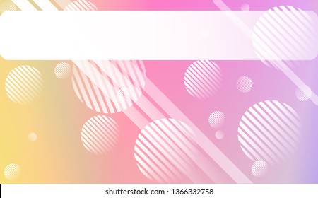 Modern Screen Gradient Design with Line, Circle. For Greeting Card, Flyer, Poster, Brochure, Banner Calendar. Vector Illustration