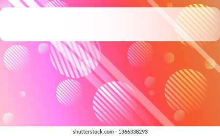 Modern Screen Gradient Design with Line, Circle. For Your Graphic Design, Banner Or Poster. Vector Illustration