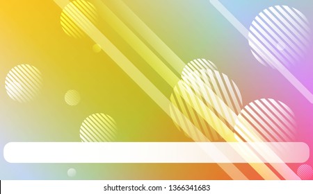 Modern Screen Gradient Design with Line, Circle. For Your Graphic Design, Banner Or Poster. Vector Illustration