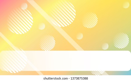 Modern Screen Gradient Design with Line, Circle. For Greeting Card, Flyer, Poster, Brochure, Banner Calendar. Vector Illustration