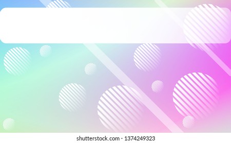 Modern Screen Gradient Design with Line, Circle. For Your Graphic Design, Banner Or Poster. Vector Illustration
