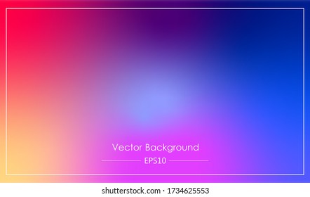Modern screen vector design for app. Soft color abstract freeform gradients.
