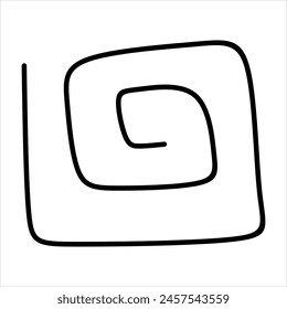 Modernes Vektorgrafik-Element mit abstrakten Linien