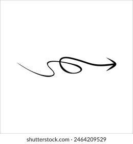 Modern Scrible Abstract Line Vector Element