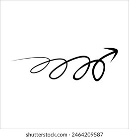 Elemento de Vector moderno de línea Abstractas Scrible