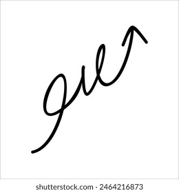Elemento de Vector moderno de línea Abstractas Scrible