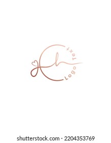 A modern script styles font L vector logo template