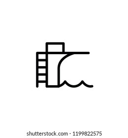 Modern sea icon
