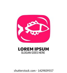 Modern Seafood logo, badge, icon template for culinary business and corporate