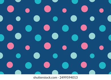 Modern seamless abstract dots pattern for digital designs and printables