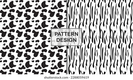 Modern seamless animal pattern vector template,black and white color, stylish abstract design, for wallpapers, textile, packaging, design of luxury products.