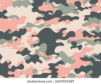 
modern seamless camouflage pattern, fashion vector background, stylish design