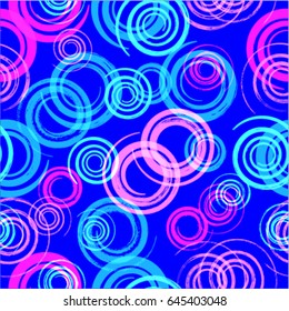 Modern Seamless Circular Pattern. Abstract design. Simple Swirl Background. Vector Illustration