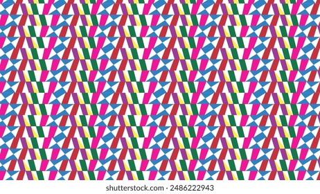 Modern seamless colorful geometry pattern design