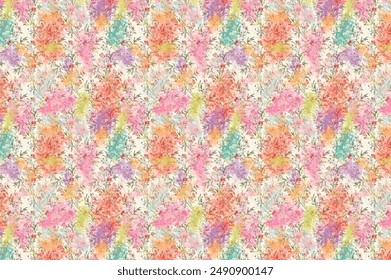 Modern seamless design. This design is printed on fabric dresses top skirt and other fashion style clothes 