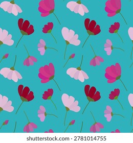 Modelo floral inconsútil moderno