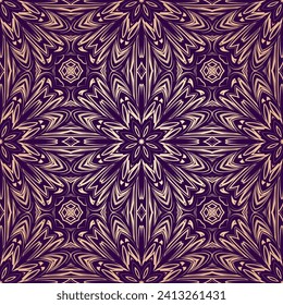 Modern Seamless Floral Pattern. Vector Colored Illustration. Paper For Scrapbook.
